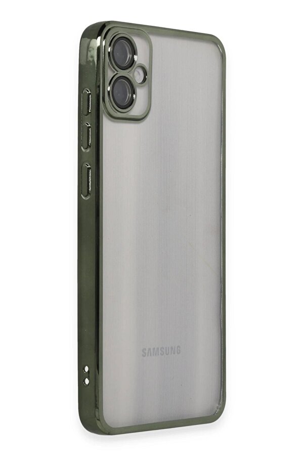 Samsung Galaxy A05 Kılıf Lensli̇ Si̇li̇kon - Yeşi̇l - Dropx8585-9672