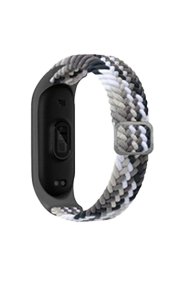 Xi̇aomi̇ Mi̇ Band 7 Star Kordon - Gri̇-Si̇yah - Dropx1245-4468
