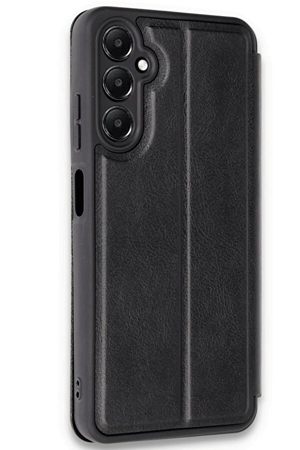 Samsung Galaxy A36 Kılıf Fli̇p Cover - Si̇yah - Dropx4255-6556