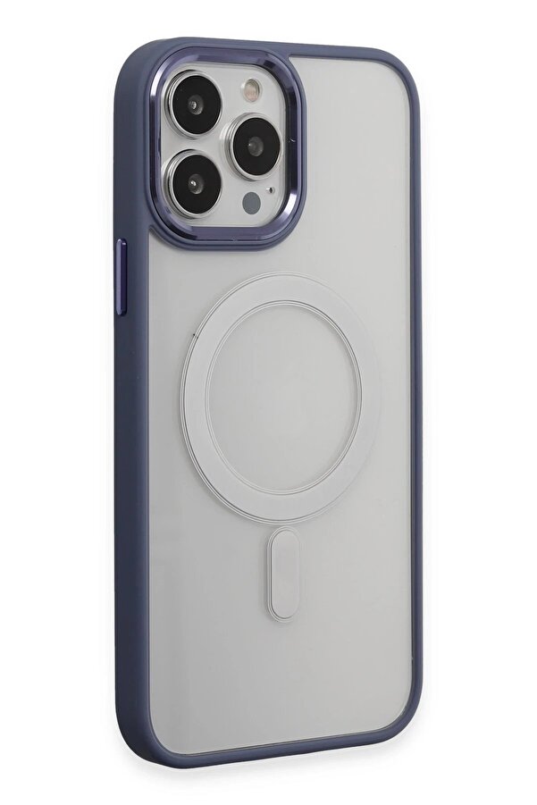 İphone 15 Pro Max Kılıf Room Magneti̇csafe Si̇li̇kon - Si̇erra Blue - Dropx9642-1263
