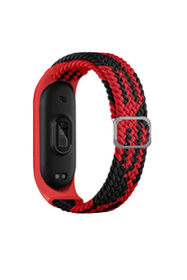 Xi̇aomi̇ Mi̇ Band 7 Star Kordon - Kırmızı-Si̇yah - Dropx5185-3207