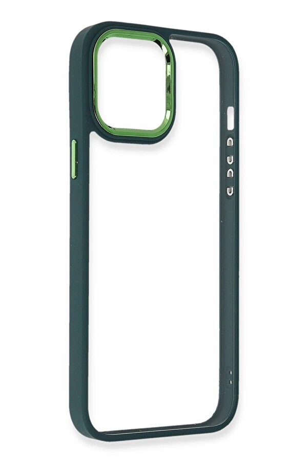 İphone 13 Pro Max Kılıf Dora Kapak - Haki̇ Yeşi̇l - Dropx2280-6265