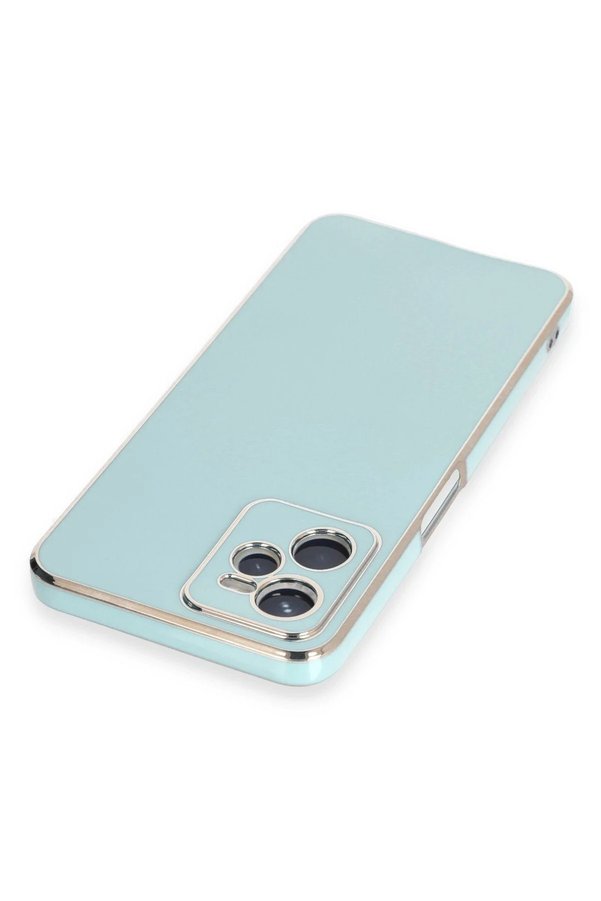 Realme C35 Kılıf Volet Si̇li̇kon - Açık Yeşi̇l - Dropx1430-3983