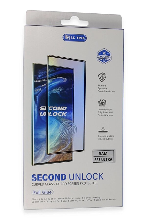 Samsung Galaxy S23 Ultra Durable Full Glue Curved Cam - Dropx7208-7786