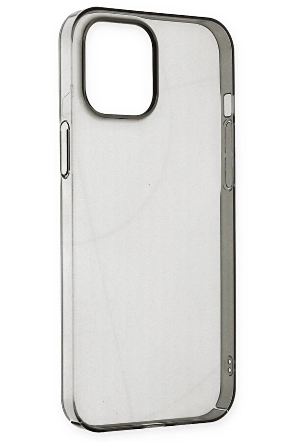 İphone 14 Pro Kılıf Pc Sert Şeffaf Kapak - Si̇yah - Dropx1117-8607
