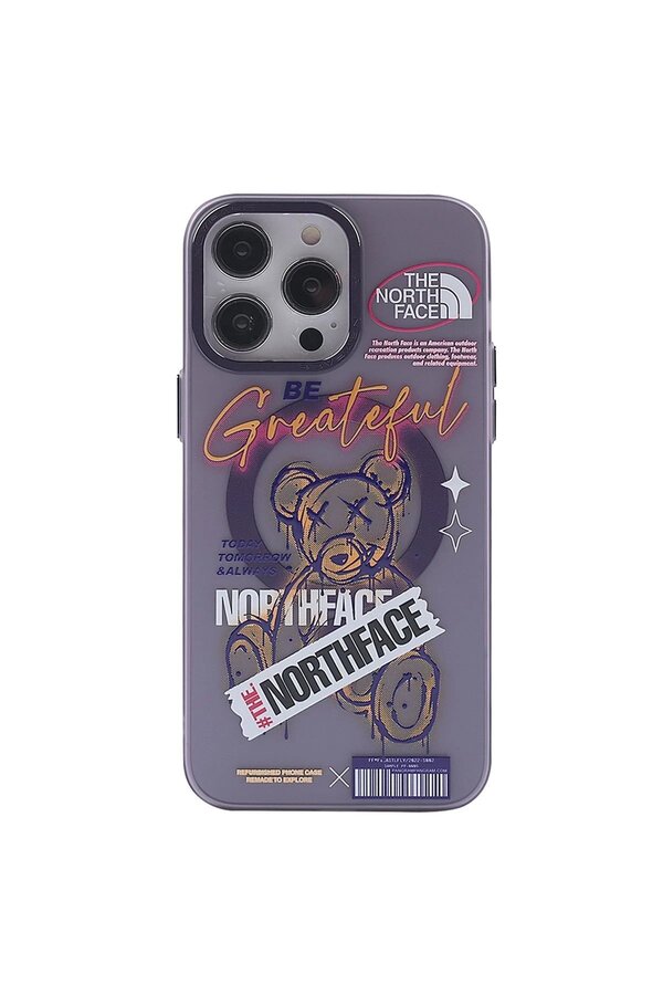 İphone 14 Pro Kılıf Apollo Magneti̇csafe Desenli̇ Kapak - Apollo Mor - 2 - Dropx6498-3988