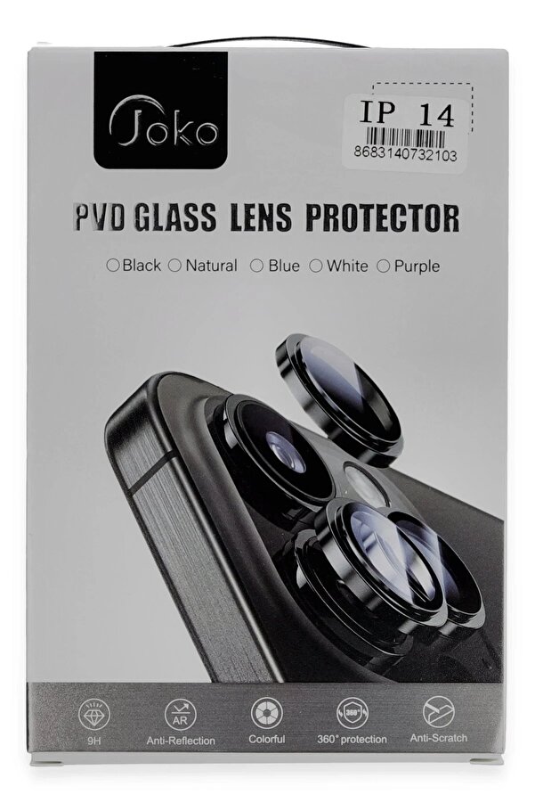 İphone 14 Pro Max Pvd Metal Kamera Lens - Turuncu - Dropx9752-6228