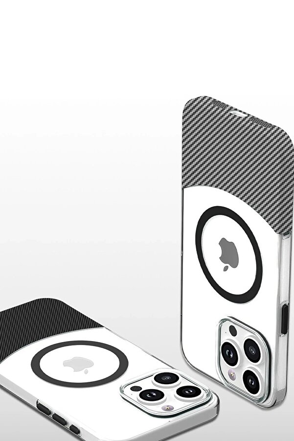 İphone 16 Pro Carbon Puzzle Magsafe Kapak - Desert - Dropx7048-7762