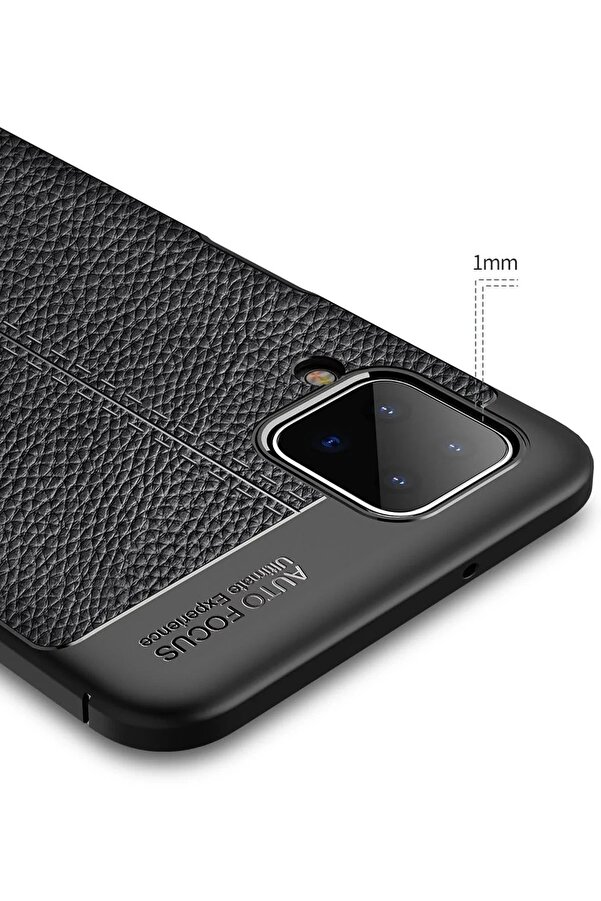Samsung Galaxy A12 Kılıf Auto Focus Kapak - Laci̇vert - Dropx8735-8391