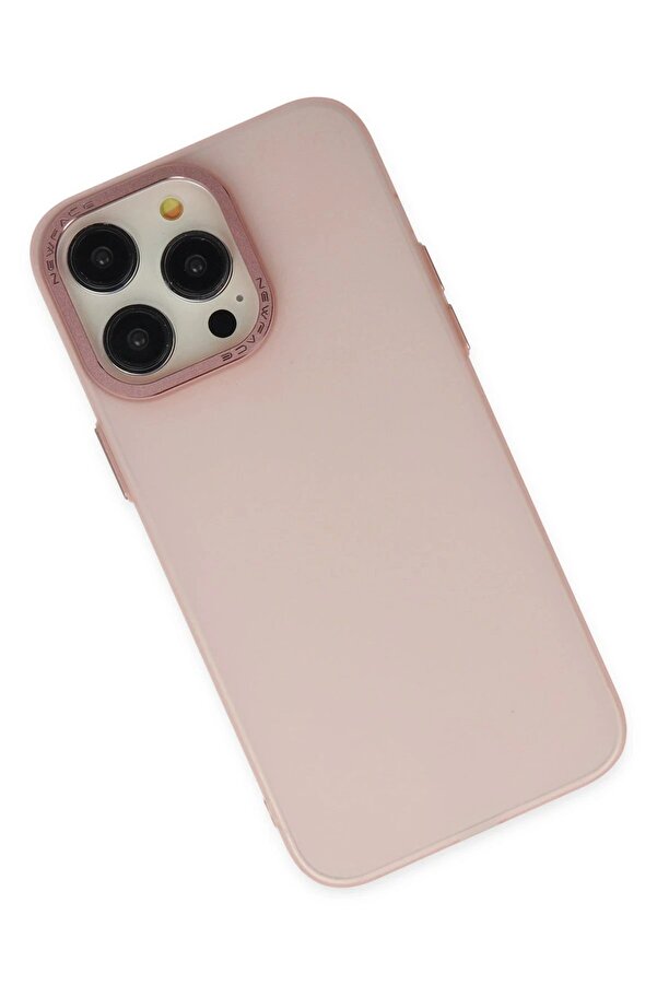 İphone 13 Pro Max Kılıf Modos Metal Kapak - Pembe - Dropx1622-6742