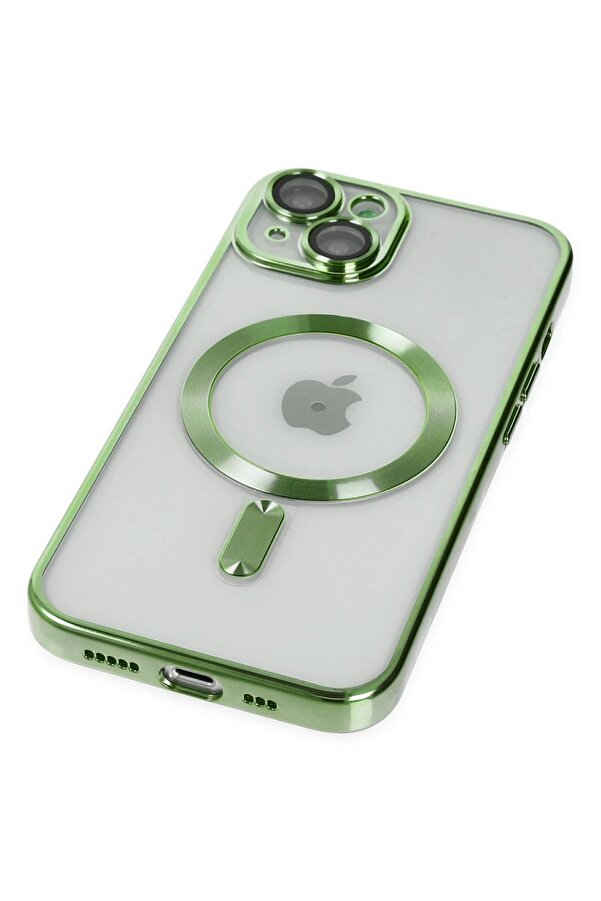 İphone 14 Kılıf Kross Magneti̇csafe Kapak - Koyu Yeşi̇l - Dropx6314-8539