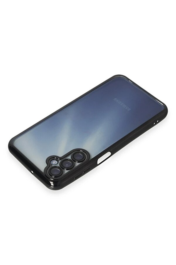Samsung Galaxy A35 5G Kılıf Lensli̇ Si̇li̇kon - Si̇yah - Dropx9000-2216