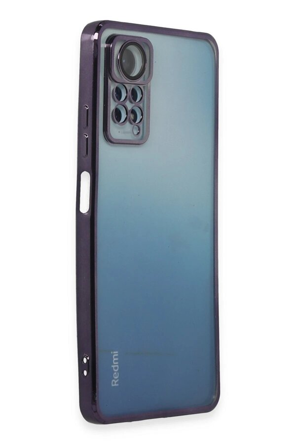 Xi̇aomi̇ Redmi̇ Note 11 Pro Kılıf Lensli̇ Si̇li̇kon - Mor - Dropx3589-4847