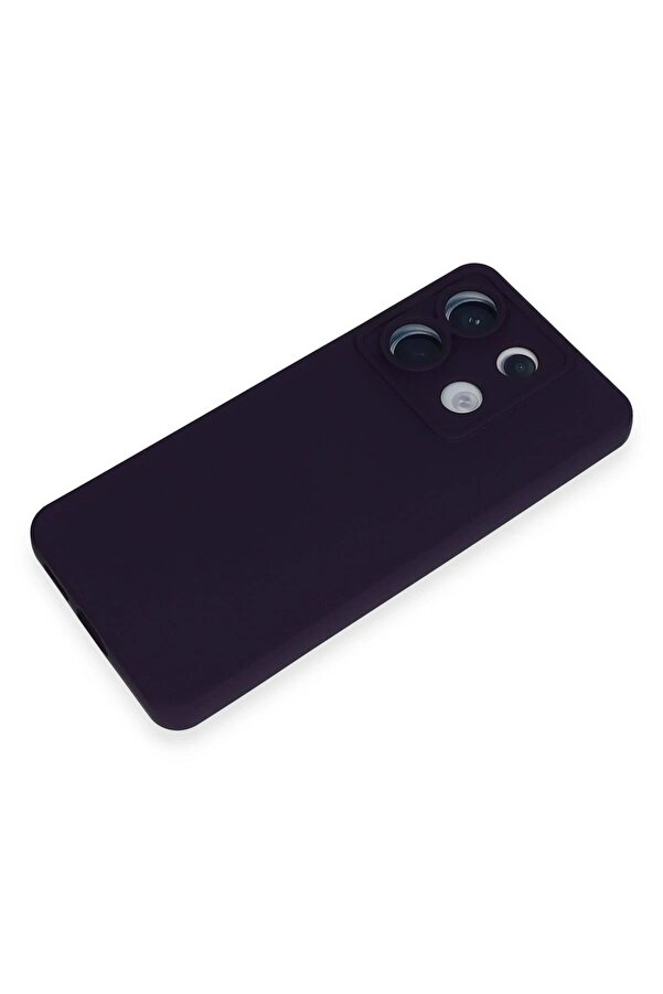 Xi̇aomi̇ Redmi̇ Note 13 Pro 5G Kılıf Nano İçi̇ Kadi̇fe Si̇li̇kon - Mor - Dropx2550-4999