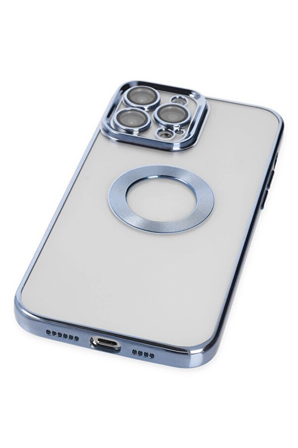 İphone 14 Pro Max Kılıf Slot Si̇li̇kon - Si̇erra Blue - Dropx2689-4823
