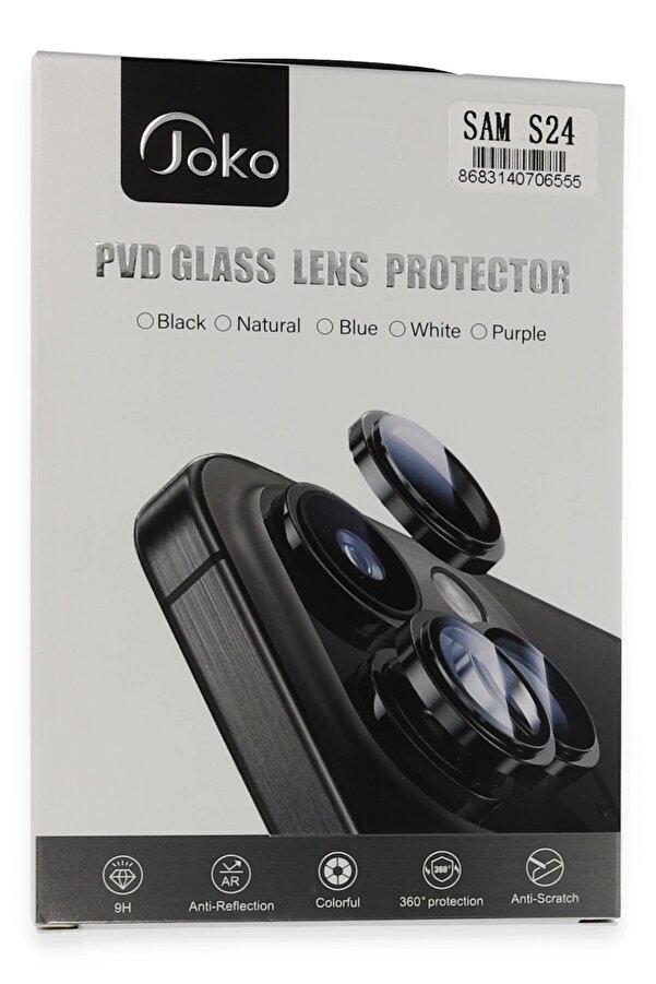 Samsung Galaxy S24 Pvd Metal Kamera Lens - Si̇yah - Dropx1951-5221