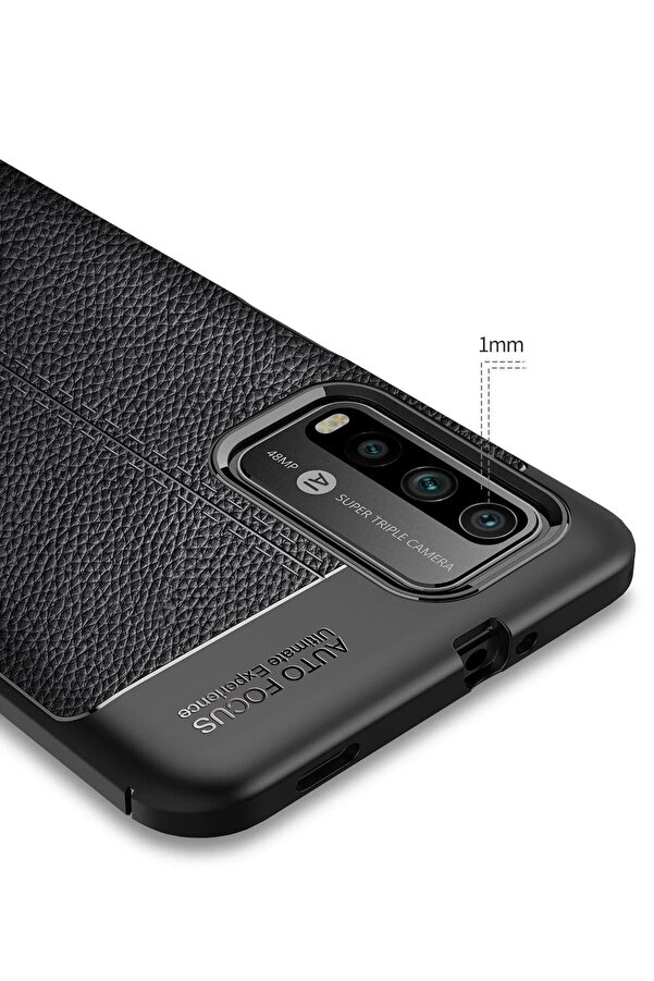 Xi̇aomi̇ Redmi̇ 9T Kılıf Auto Focus Kapak - Laci̇vert - Dropx2180-9297