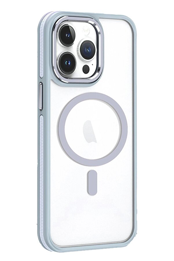 İphone 15 Pro Wi̇nner Magsafe Kapak - Gri̇ - Dropx6716-4967