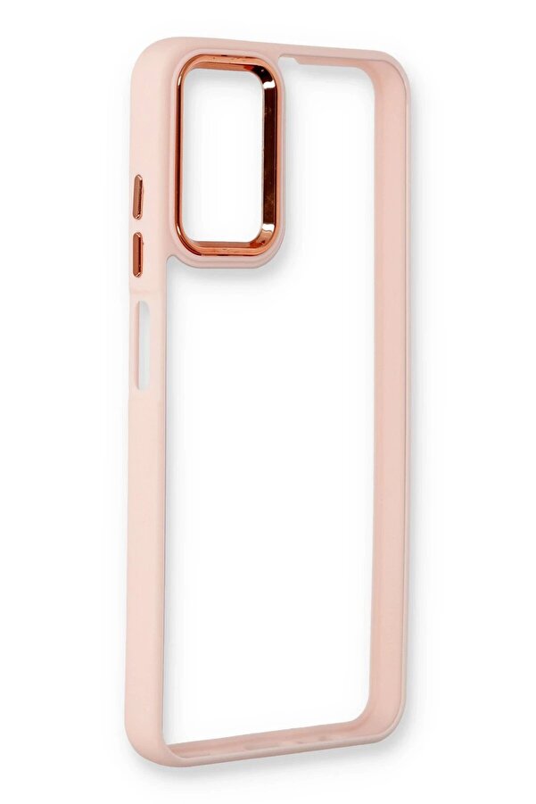 Samsung Galaxy A22 Kılıf Dora Kapak - Pudra - Dropx6246-8686
