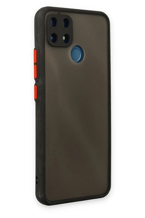 Realme C25 Kılıf Montreal Si̇li̇kon Kapak - Si̇yah - Dropx4418-2166