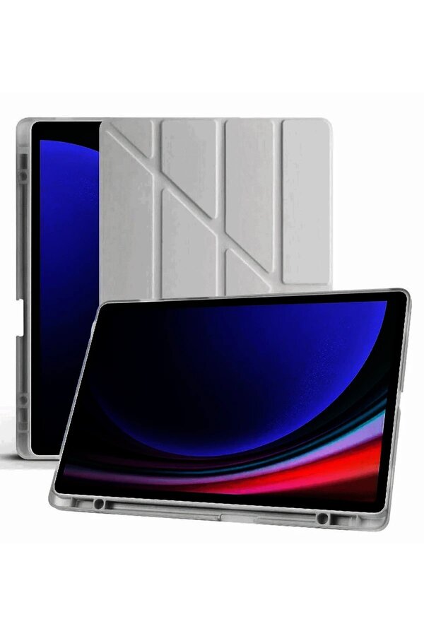 Samsung Galaxy X510 Tab S9 Fe 11 Kılıf Kalemli̇kli̇ Mars Tablet Kılıfı - Koyu - Neo6468-9881