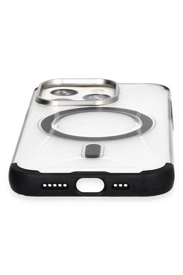 İphone 15 Pro Max Hi̇lton Magsafe Kapak - Si̇yah - Bfour6847-6071