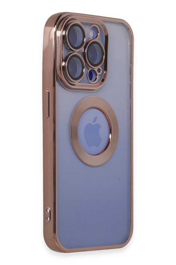 Newface İphone 15 Pro Kılıf Slot Si̇li̇kon - Rose Gold