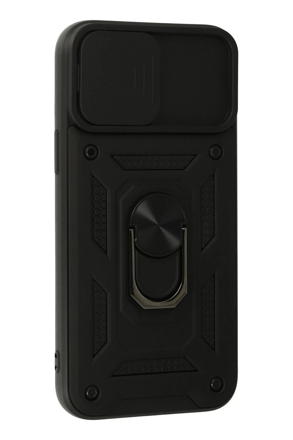 İphone 13 Pro Kılıf Pars Lens Yüzüklü Si̇li̇kon - Si̇yah - Dropx5427-4746
