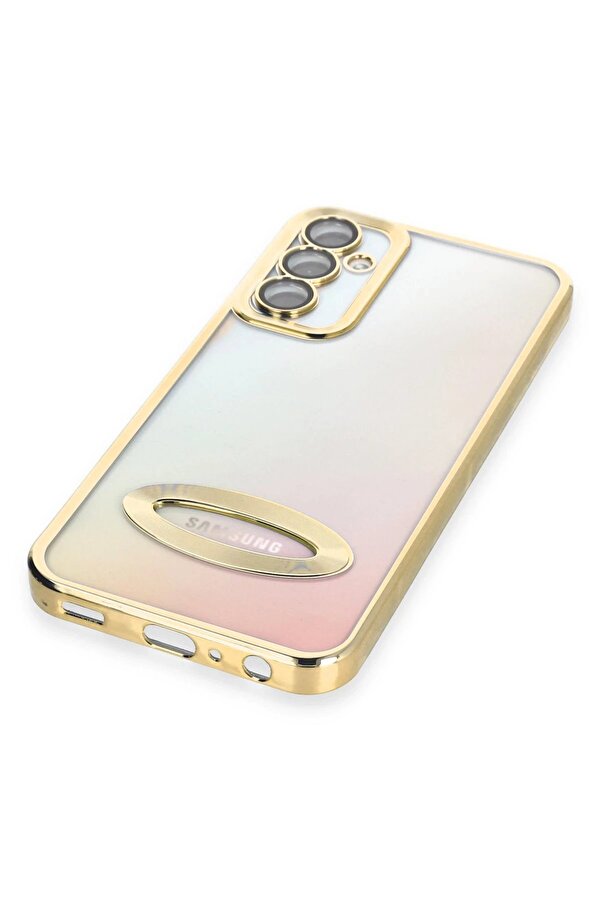 Samsung Galaxy A14 4G Kılıf Slot Si̇li̇kon - Gold - Dropx3521-1984