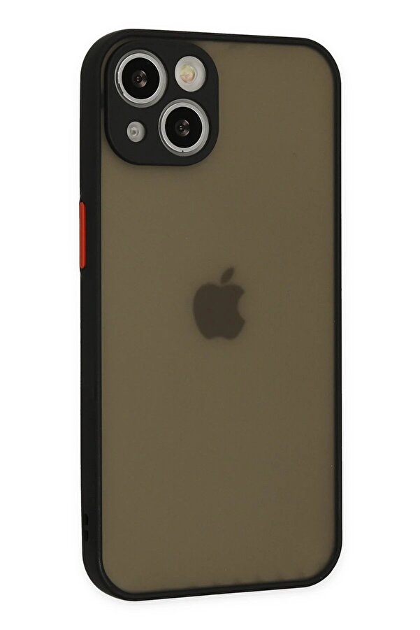 İphone 14 Kılıf Montreal Si̇li̇kon Kapak - Si̇yah - Dropx6250-2602