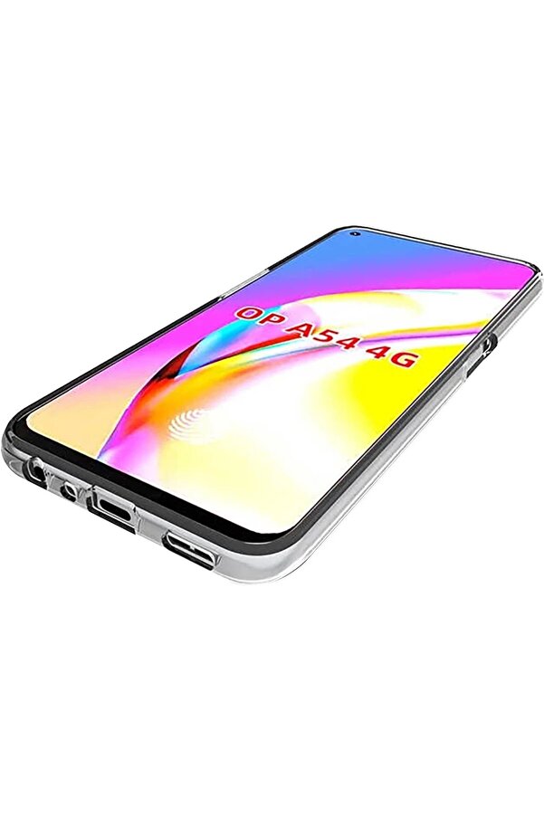Oppo A54 4G Kılıf Deluxe 2Mm Şeffaf Si̇li̇kon - Şeffaf - Dropx2214-6142