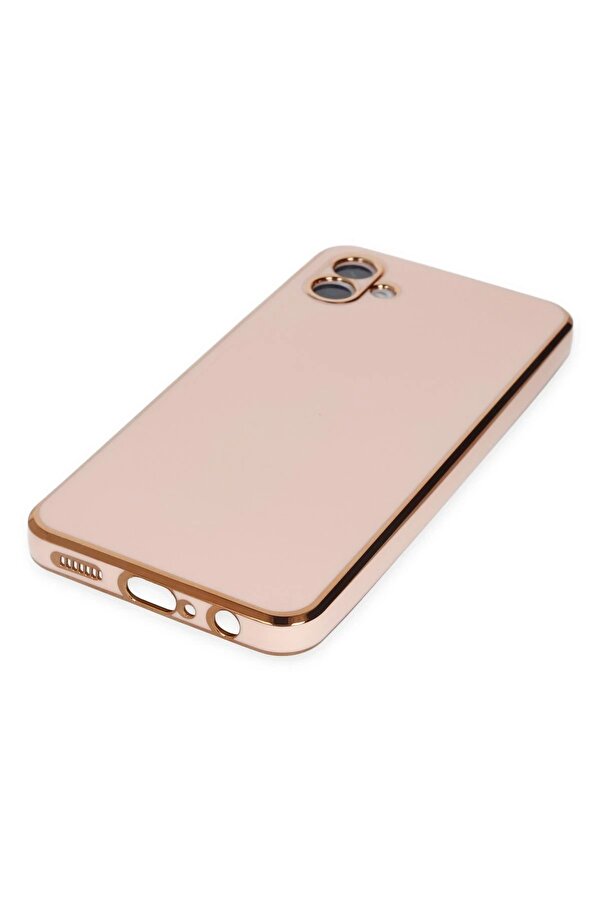 Samsung Galaxy A04 Kılıf Volet Si̇li̇kon - Pembe - Dropx7187-4370