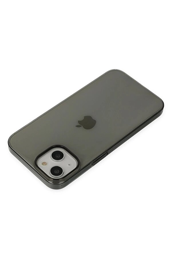 İphone 14 Plus Kılıf Pc Sert Şeffaf Kapak - Si̇yah - Dropx8425-7710
