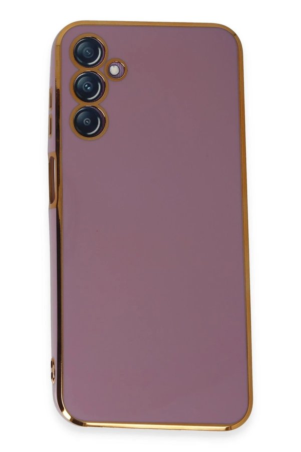 CepteToptan Newface Samsung Galaxy M14 5G Kılıf Volet Silikon - Mor