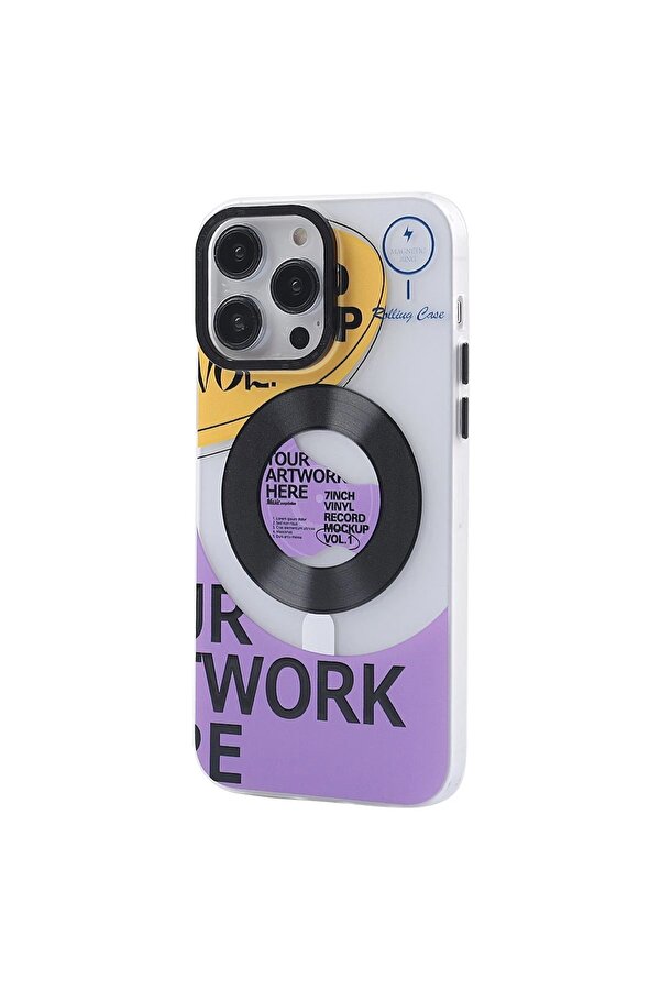 İphone 12 Pro Max Kılıf Apollo Magneti̇csafe Desenli̇ Kapak - Apollo Şeffaf - 6 - Dropx7831-2309