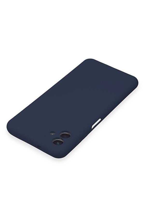 Samsung Galaxy A04E Kılıf Nano İçi̇ Kadi̇fe Si̇li̇kon - Laci̇vert - Dropx2586-7478