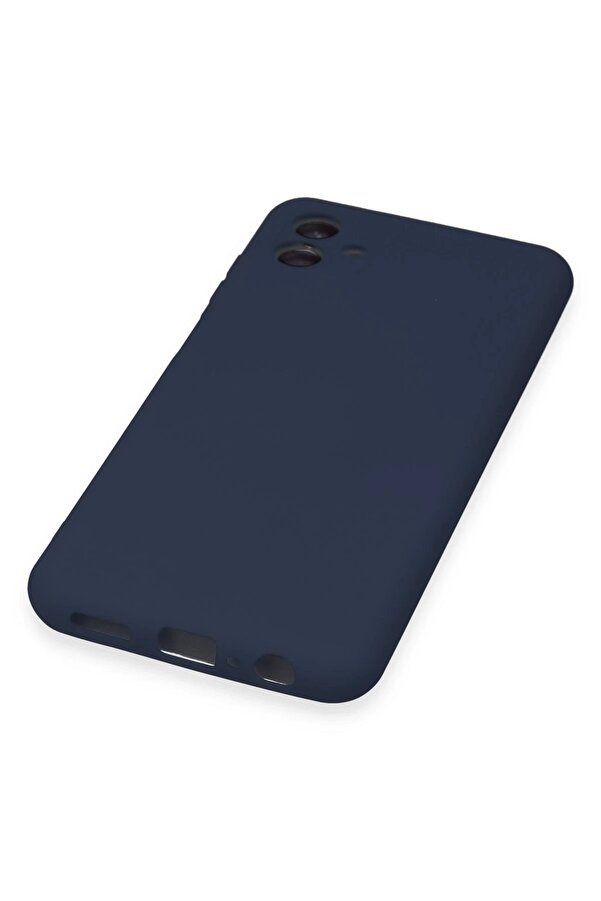 Samsung Galaxy A04E Kılıf Nano İçi̇ Kadi̇fe Si̇li̇kon - Laci̇vert - Dropx2586-7478