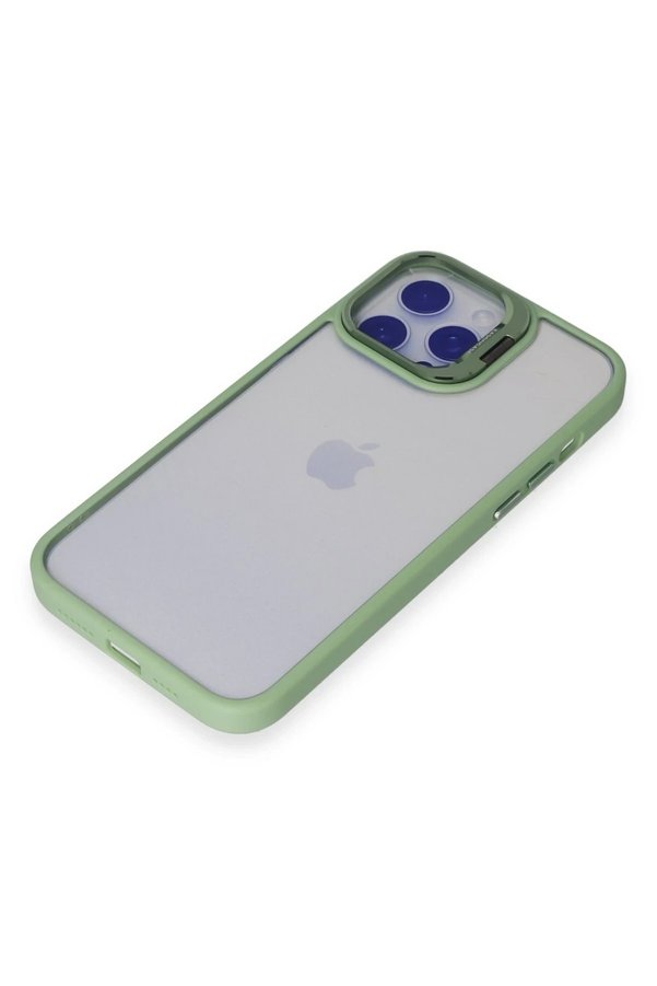 İphone 14 Pro Max Kılıf Roblox Lens Standlı Kapak - Yeşi̇l - Dropx5116-2036