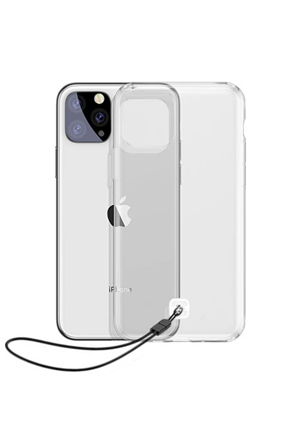 Transparent Key İphone 11Pro 5.8İnch Şeffaf Si̇li̇kon Kılıf-(5775) - Gms1304-1968