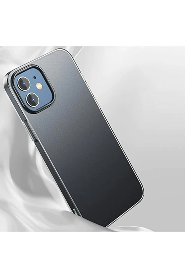 İphone 12 Mi̇ni̇ 5.4 Comfort İnce Şeffaf Kılıf Matte Pp Kılıf-(1903) - Dropx3618-3338