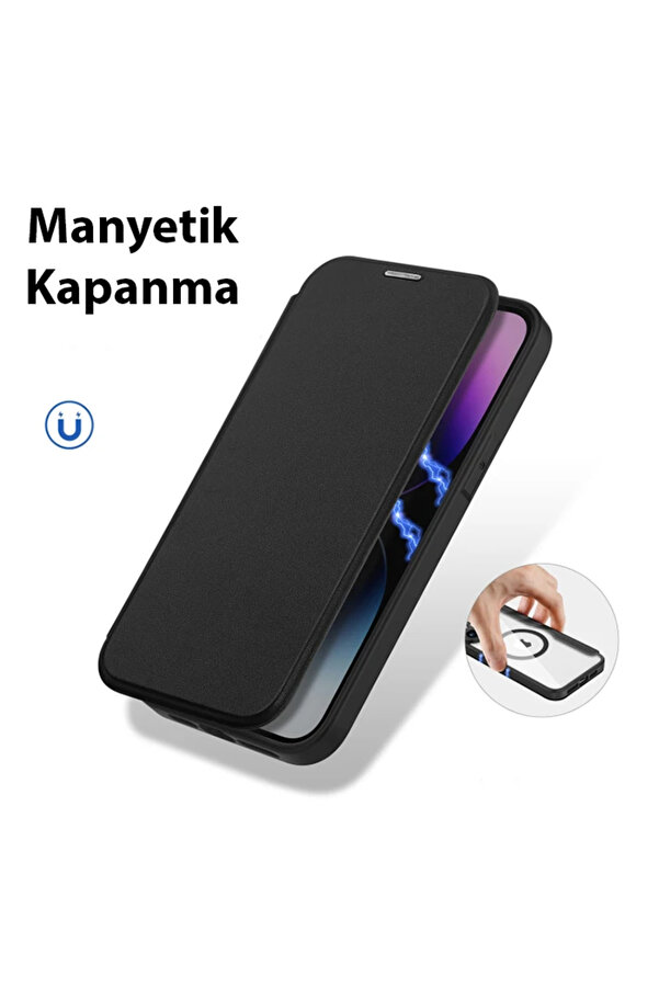Dux Duci̇s İphone 14 Pro 6.1 Kılıf Ski̇n X Pro Seri̇es Magsafe Kapaklı Kılıf F - Dropx3302-6294