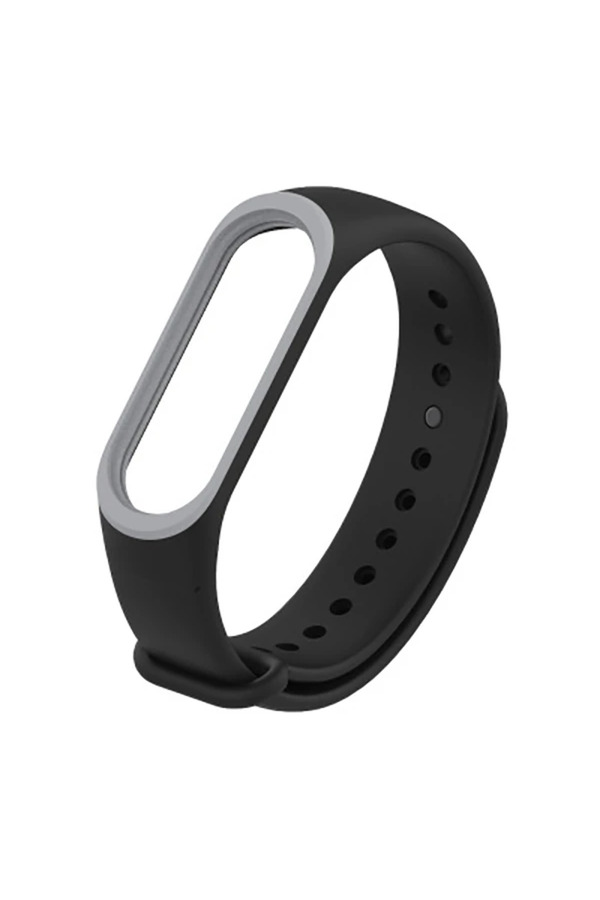 Mi̇jobs Xi̇aomi̇ Mi̇ Band 3 Mi̇ Band 4 Çi̇ft Renk Si̇li̇kon Kayış Kordon-(1903) - Dropx9424-3560