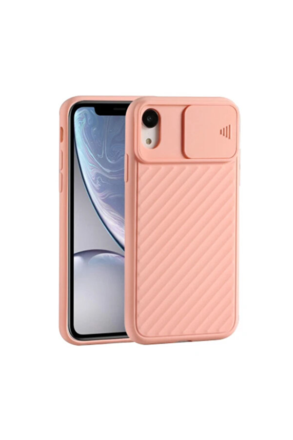 Ally İphone Xr 6.1 İnch Kılıf Kamera Kapatan Koruyucu Sürgülü Kılıf-(5775) - Gms3803-9757