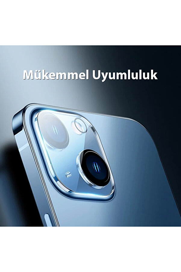 İphone 14-14 Plus İle Uyumlu 0.3Mm Full Tempered Kamera Lens Koruma Camı 2 Adet - Dropx9259-7126