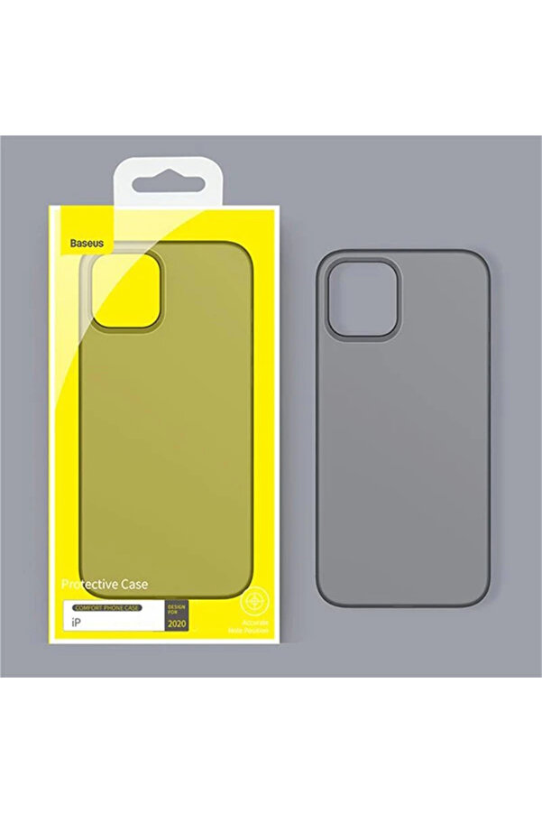 İphone 12/ 12 Pro Comfort İnce Şeffaf Kılıf Matte Pp Kılıf-(1903) - Dropx1231-3784