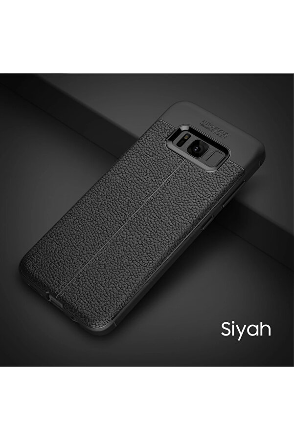 Ally Galaxy S8 Plus Li̇tchi̇ Tam Koruma Soft Si̇li̇kon Kılıf-(1903) - Dropx9383-1249