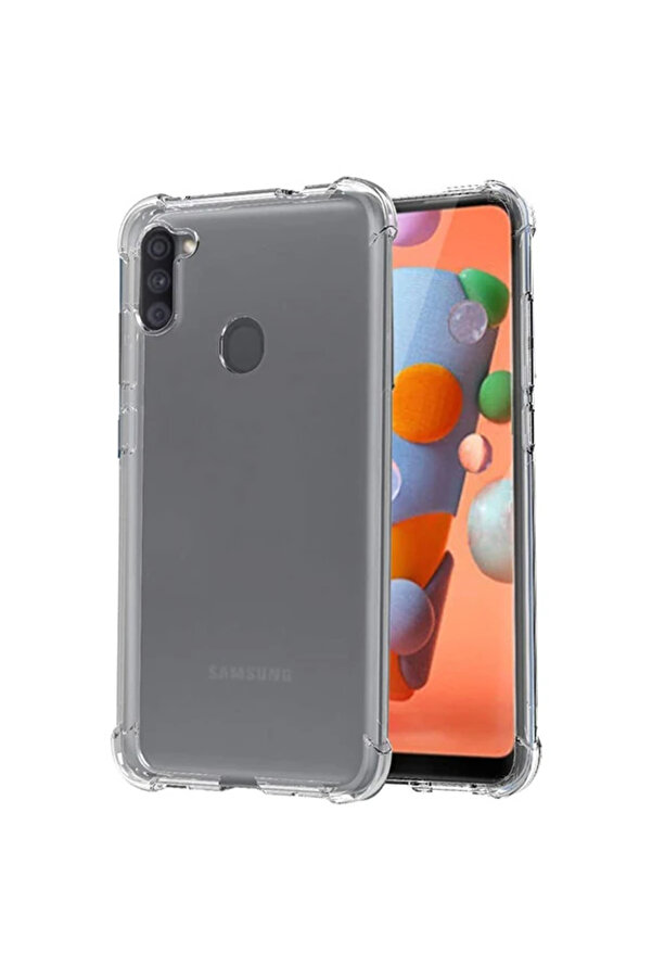 Ally Sm Galaxy M11/A11 Anti̇-Drop Darbe Emi̇ci̇ Si̇li̇kon Kılıf Shockproof Kılıf- - Dropx6313-8069