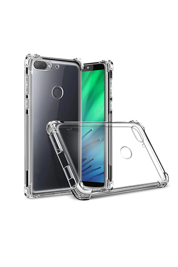 Huawei̇ Y9 2018 Anti̇-Drop Darbe Emi̇ci̇ Si̇li̇kon Kılıf-(5775) - Gms2393-9978