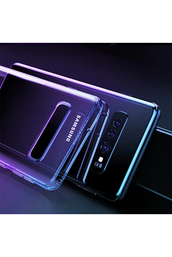 Galaxy S10 Si̇mple Ultra İnce Kamera Korumalı Si̇li̇kon Kılıf-(1903) - Dropx8149-9499