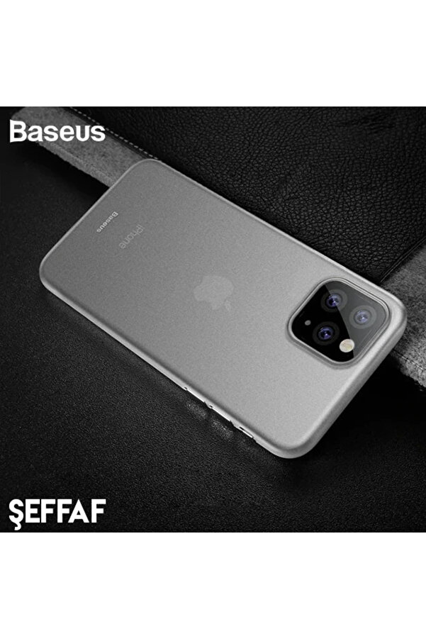 Wi̇ng Case İphone 11 Pro 5.8 Ultra İnce Lux Mat Şeffaf Kılıf-(1903) - Dropx1192-3429